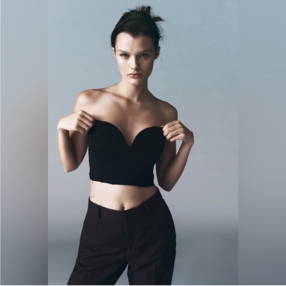 ZARA SWEETHEART NECKLINE CORSET - Picture 1 of 7